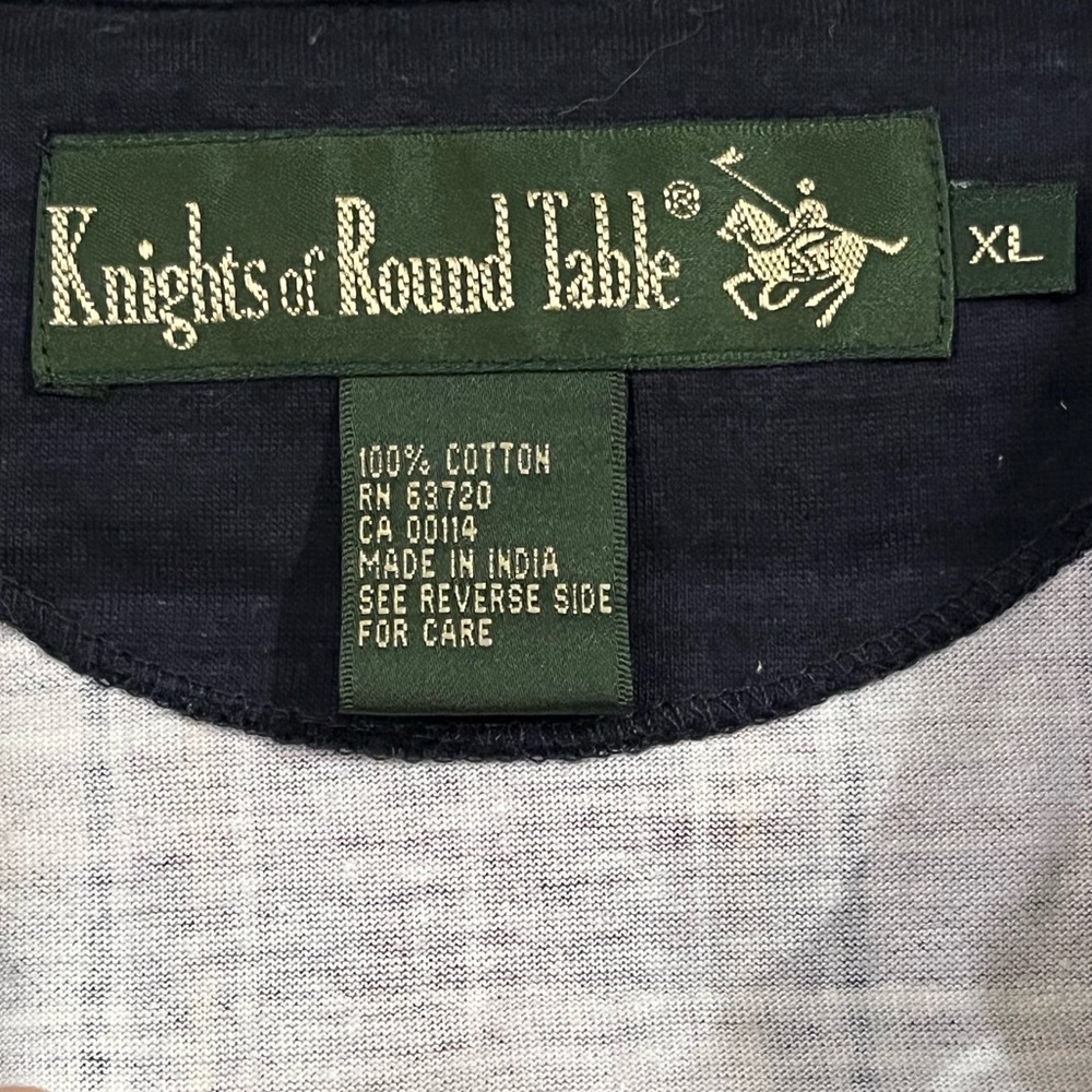 Knights of Round Table Plaid Long Sleeve - Picture 3 of 12